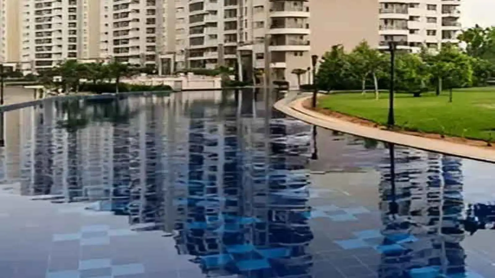Purva District Swimming Pool View
